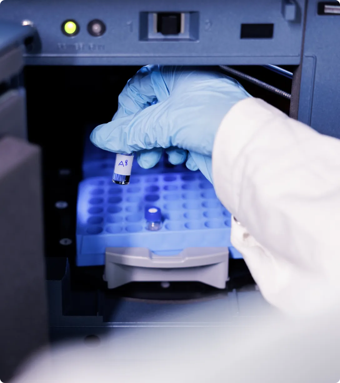Modern lab instruments utilized for route scouting and optimizing reaction processes