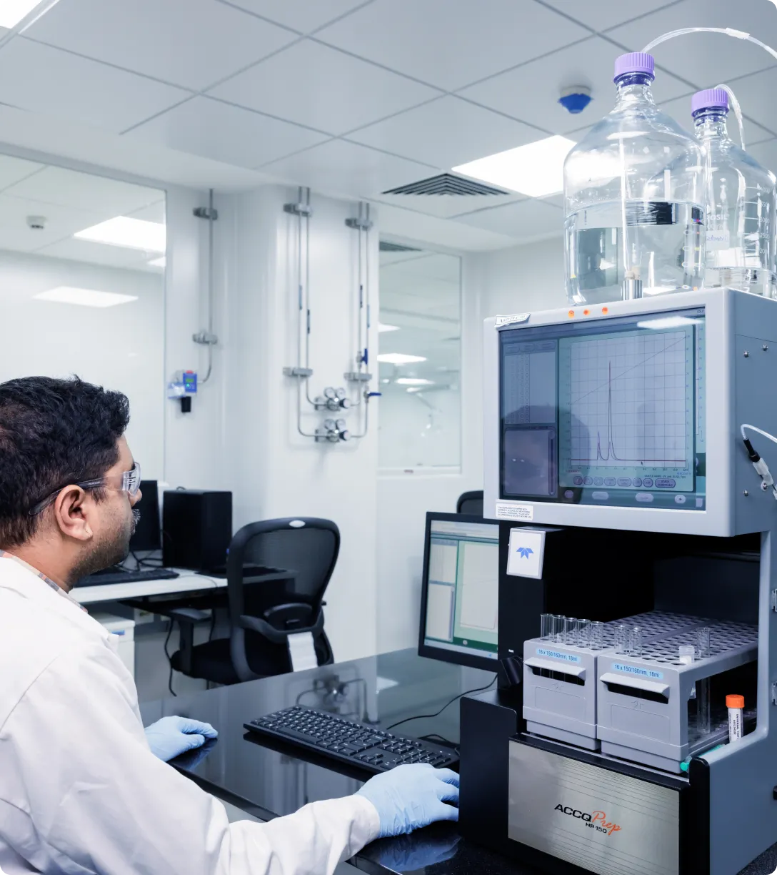 Honour scientist working in the specialized R&D center