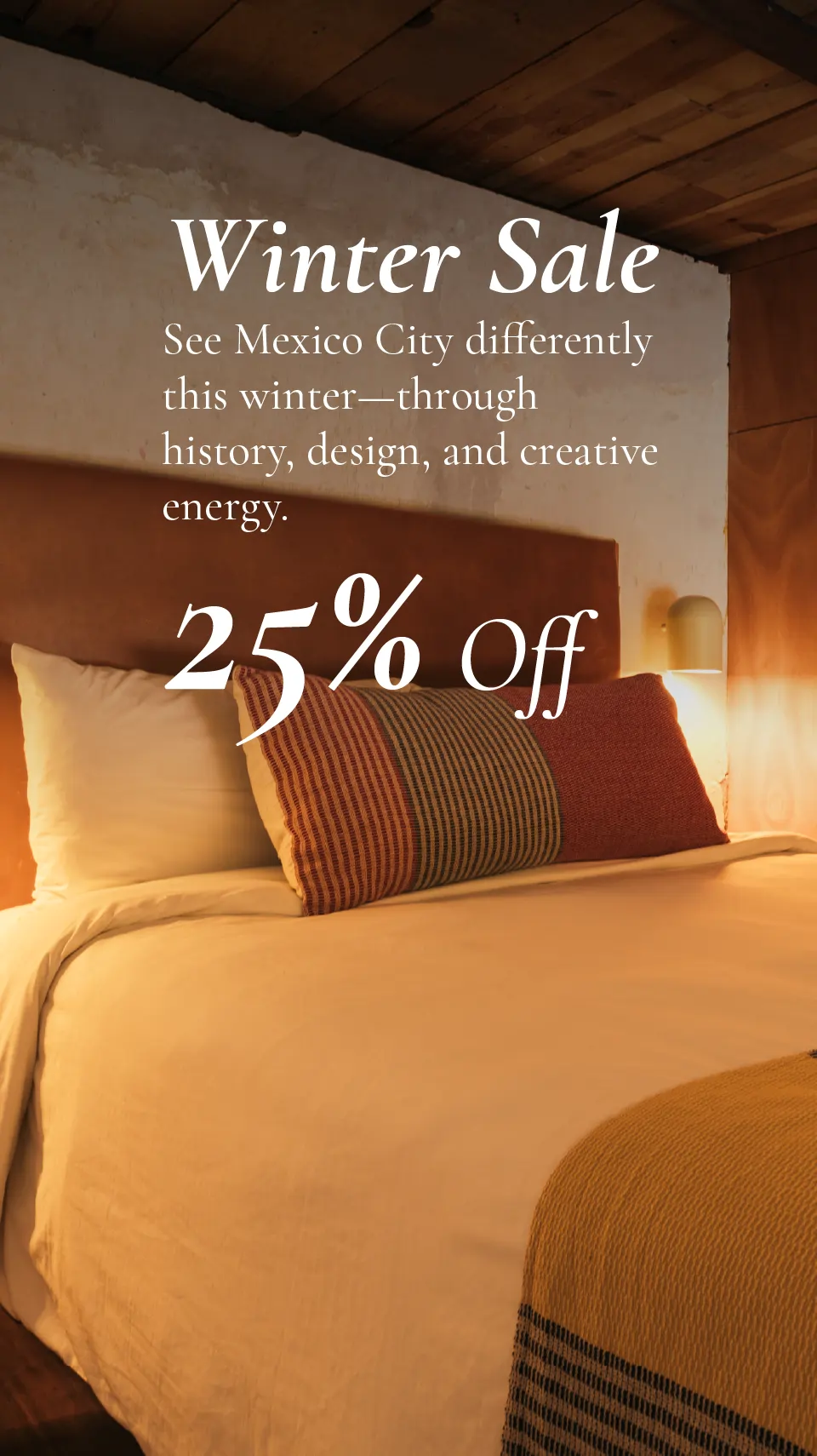 Winter Sale: Up to 25% Off