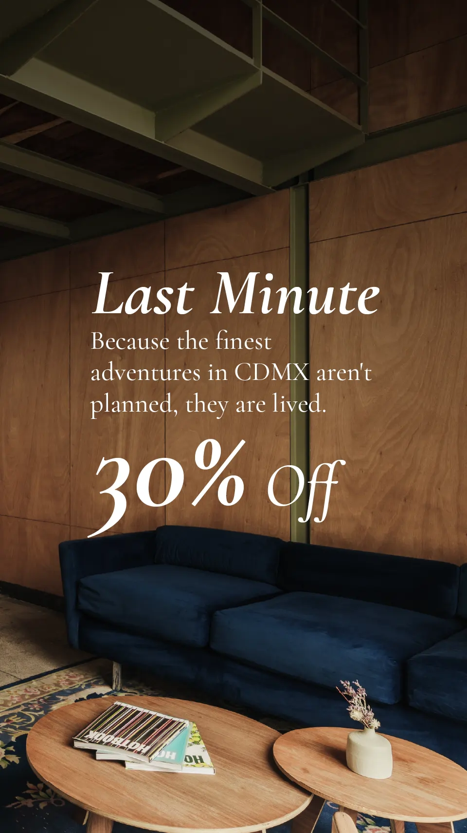Last Minute: Up to 30% Off