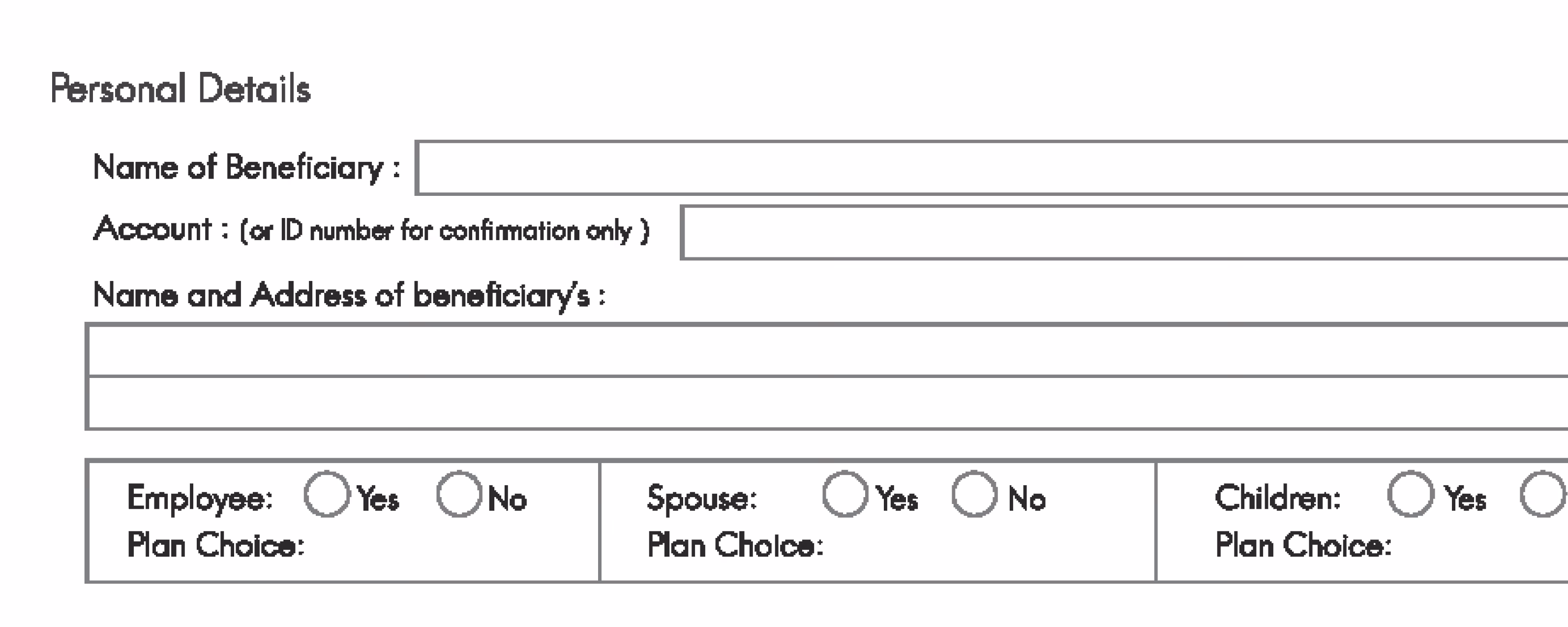 Previous static forms 