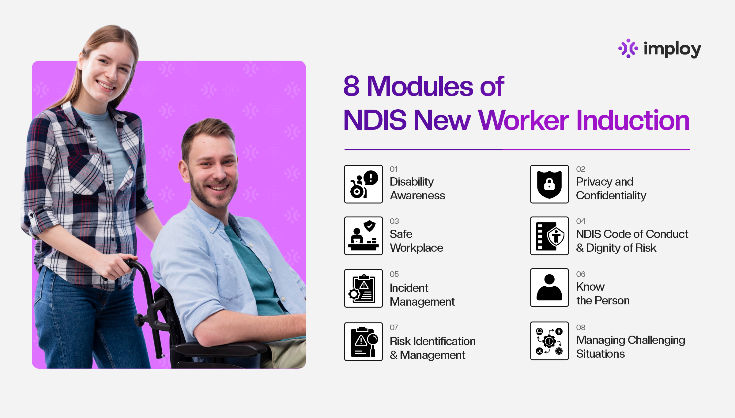 8 modules of New worker induction