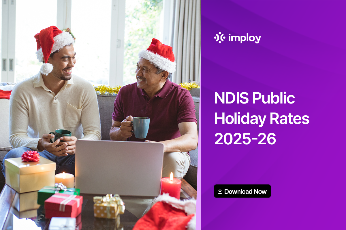 A paper and calculator being used by NDIS provider for calculating budget.