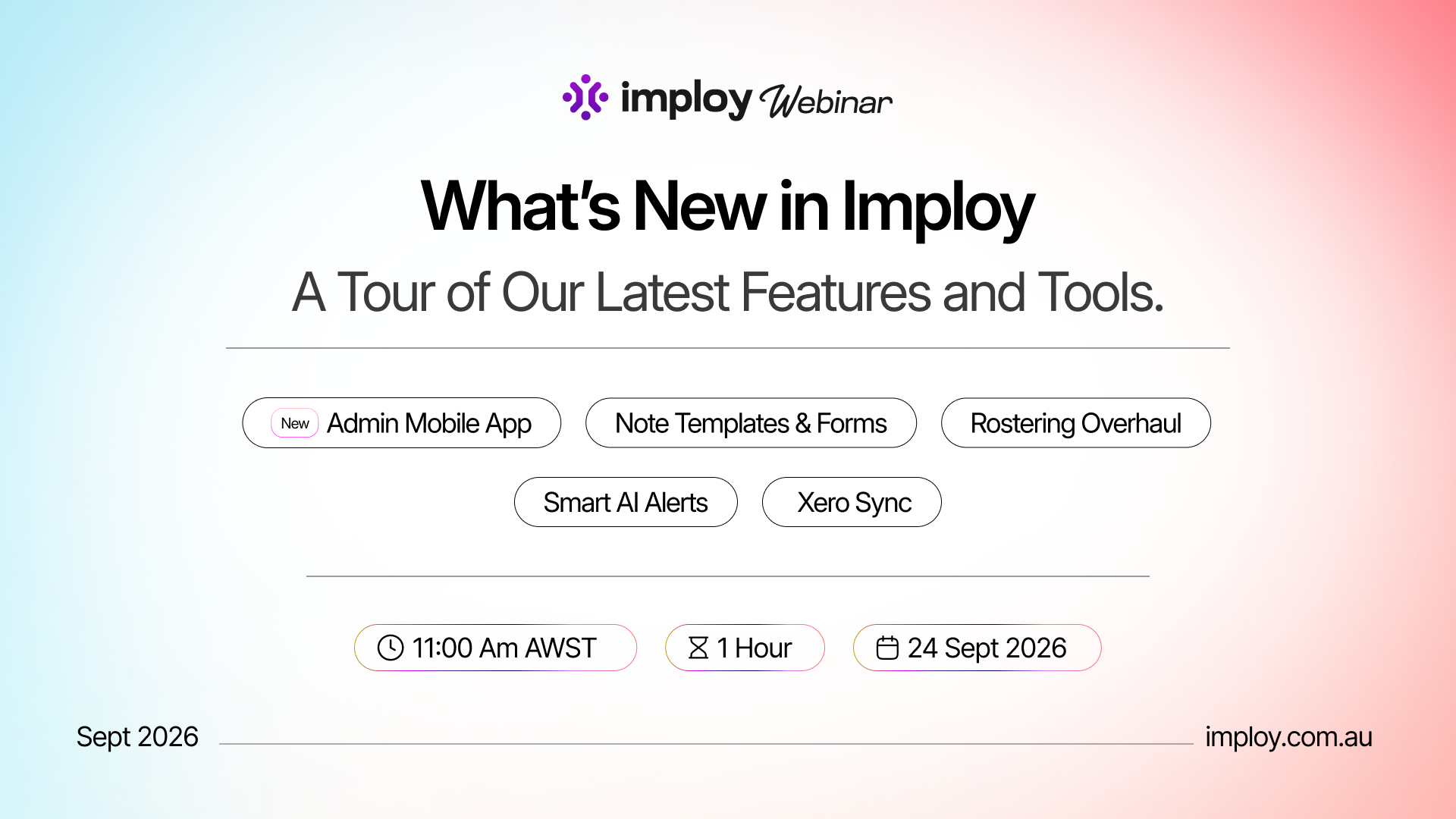 Webinar: What's New in Imploy | A Tour of Our Latest Features and Tools.