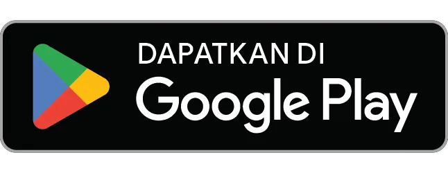 Tombol unduh aplikasi di Google Play dengan logo Google Play berwarna.