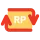 Ikon folder file kuning dengan label RP dan panah merah menunjuk ke kanan.