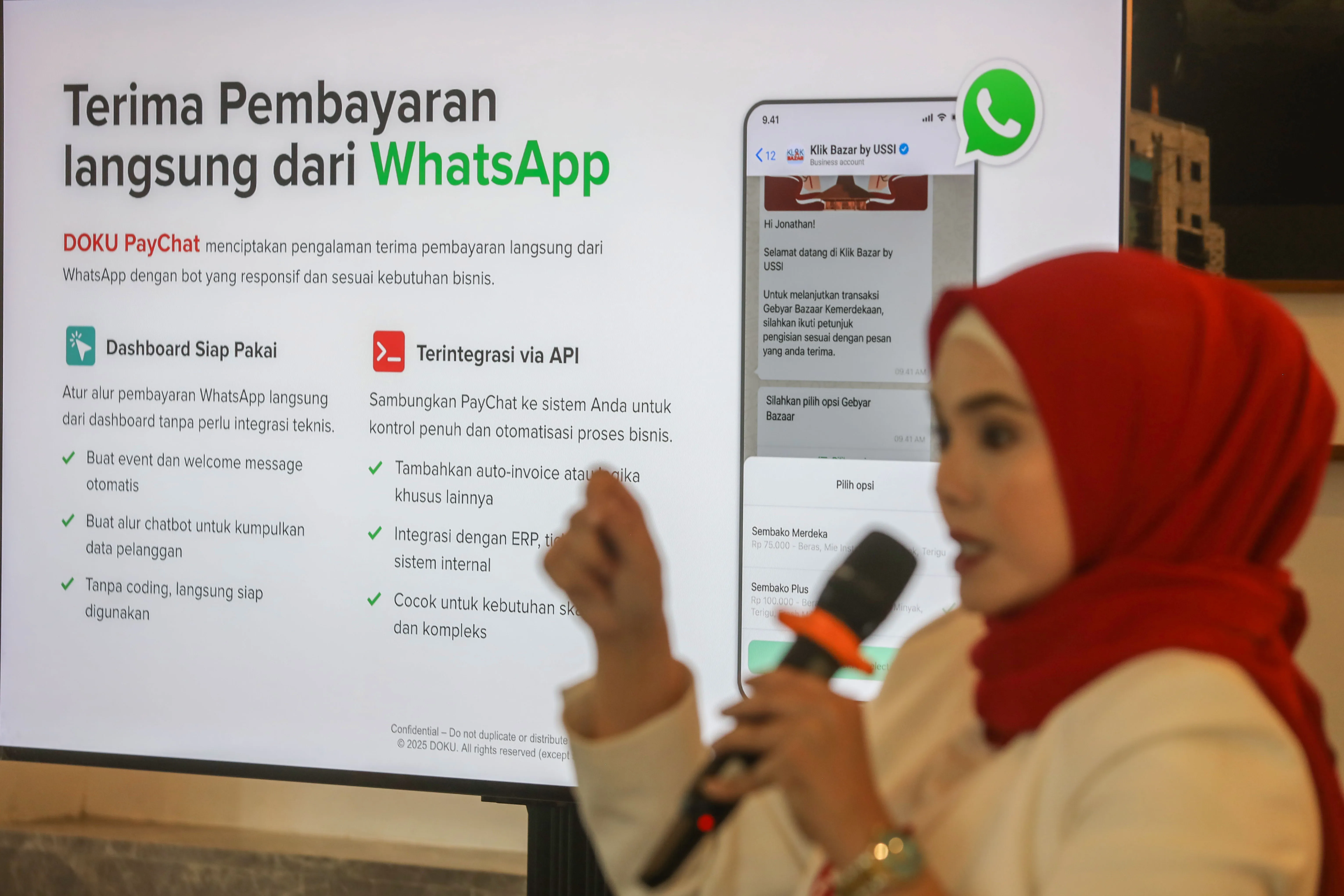 peluncuran DOKU Paychat