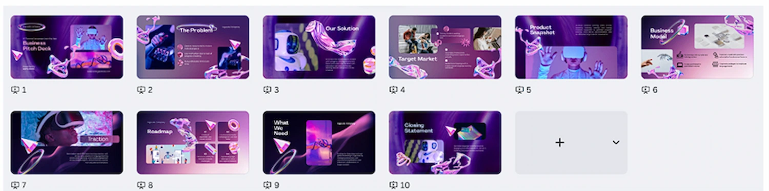 Contoh Pitch Deck Startup