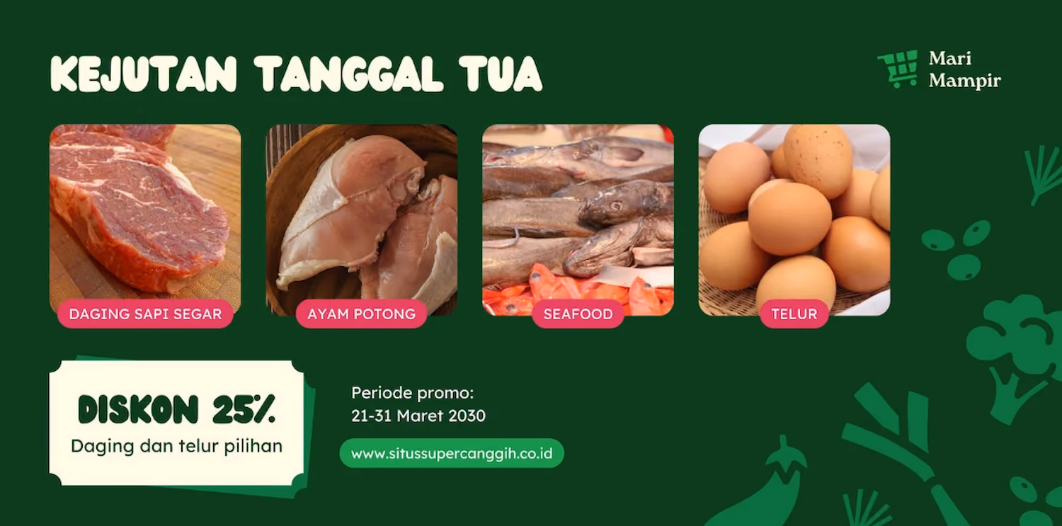 Contoh Banner Jualan Ikan Segar