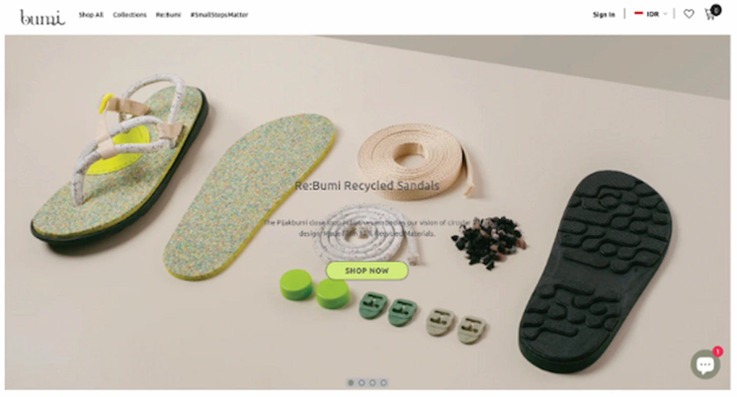 Contoh Website UMKM - DOKU