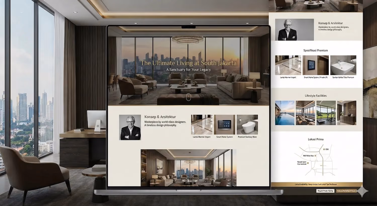Contoh Landing Page Properti Berkelas
