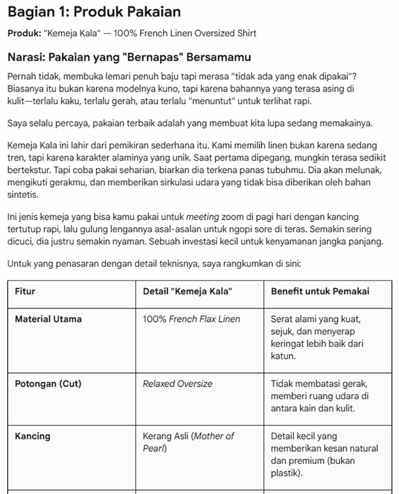 Contoh Iklan Produk Baju dan Contoh Iklan Produk Kacamata