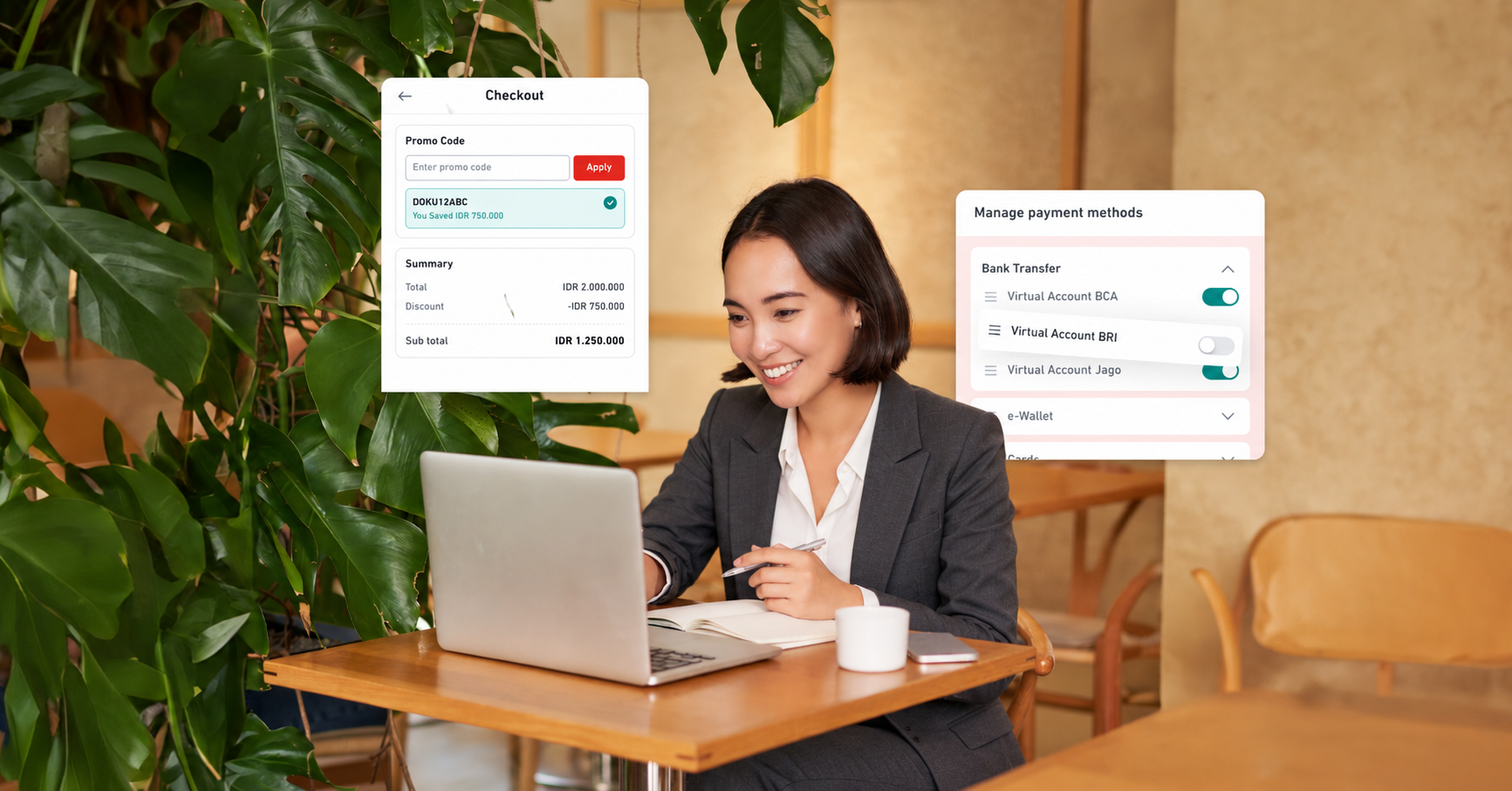 atur fitur doku checkout