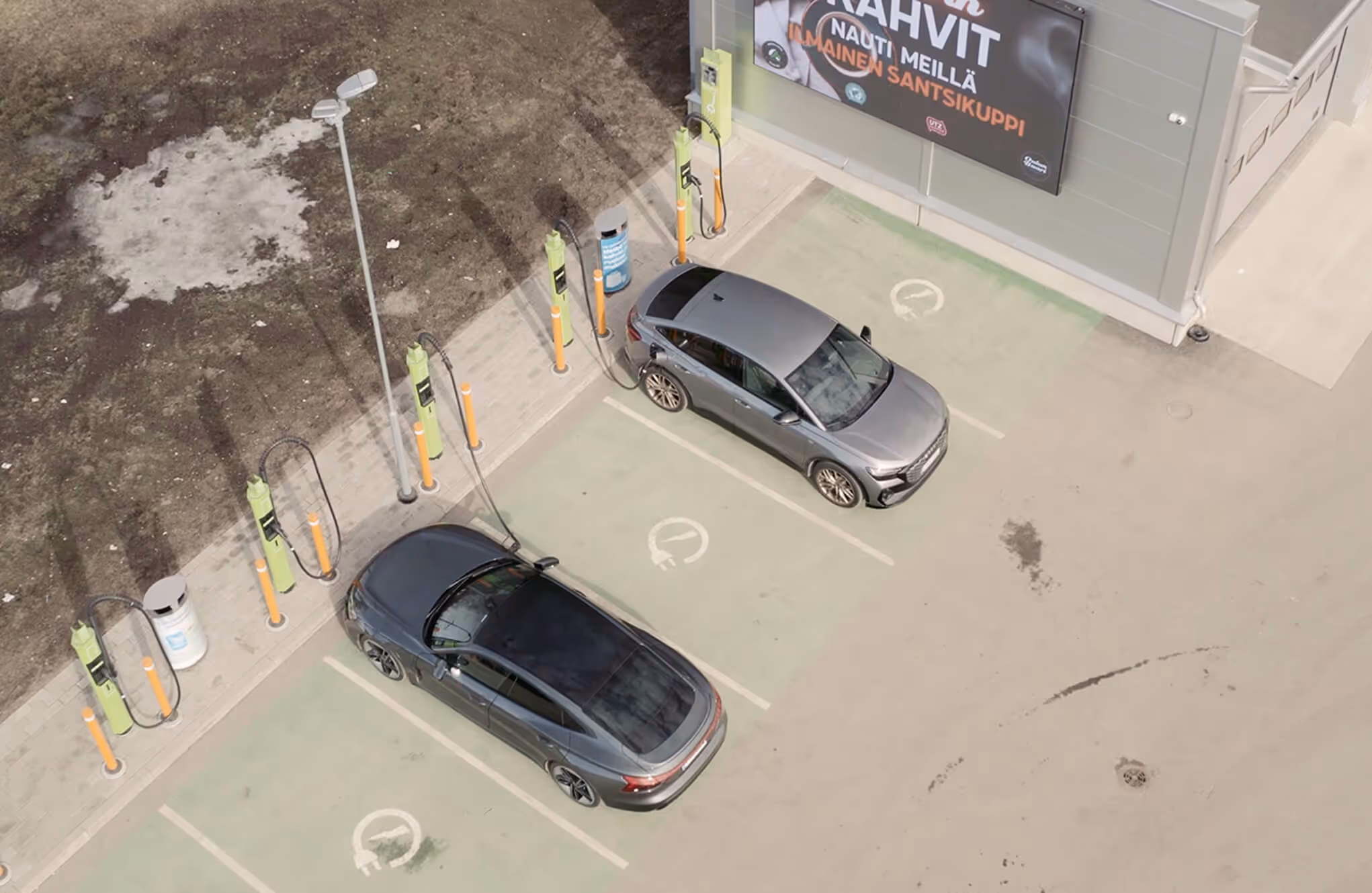 Oulun Baari EV fast-charging station