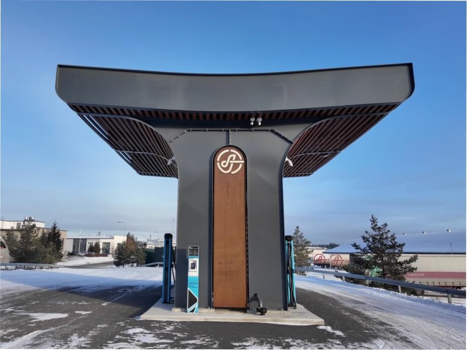 Cactos Steno battery energy storage installed outside Cafe Carusel.