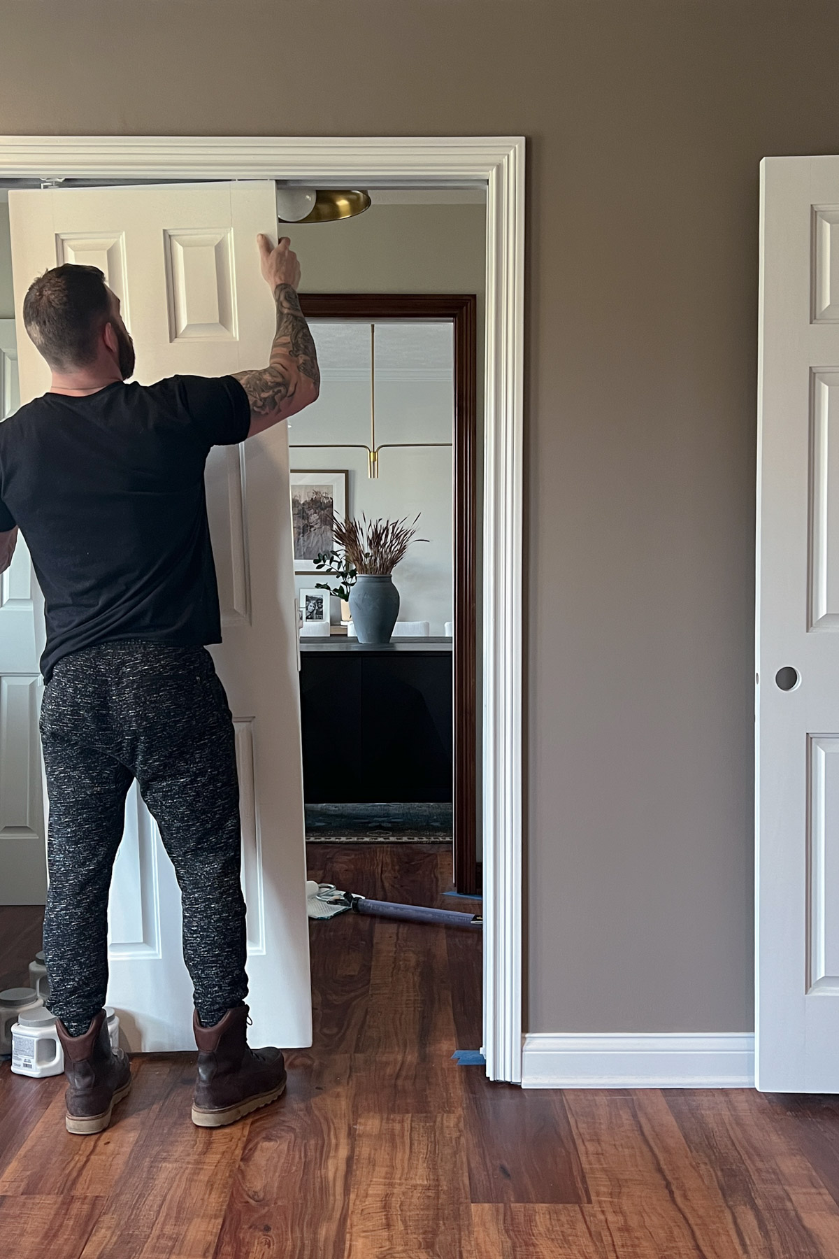 We tackled another seriously troubled wall in my office reno. From batten board battles to a dark ceiling revelation, my home office transformation is underway.