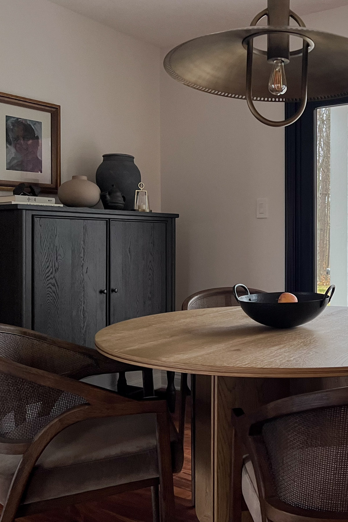 We finally found the perfect pendant for our breakfast nook
