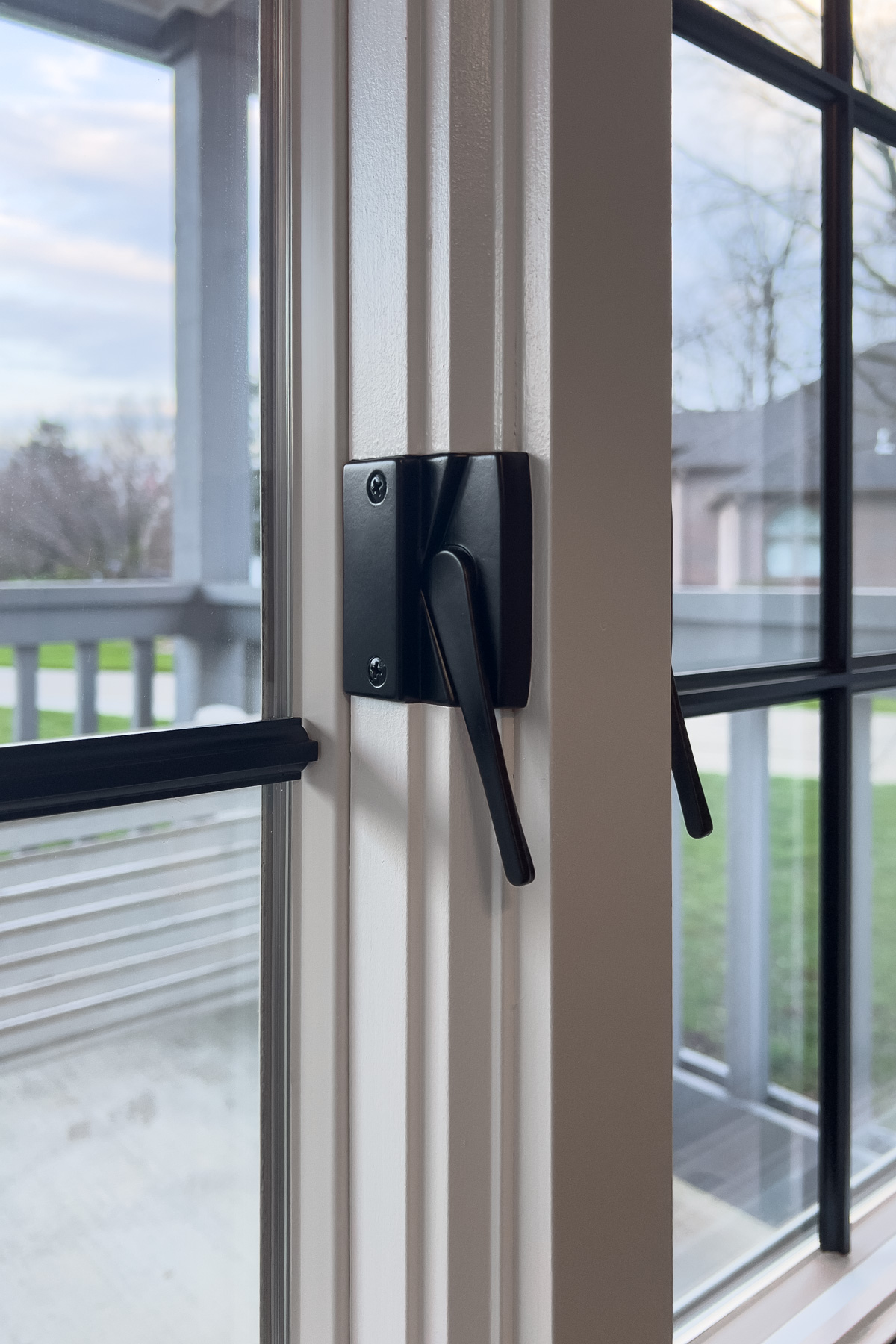 Transform window hardware with spray paint