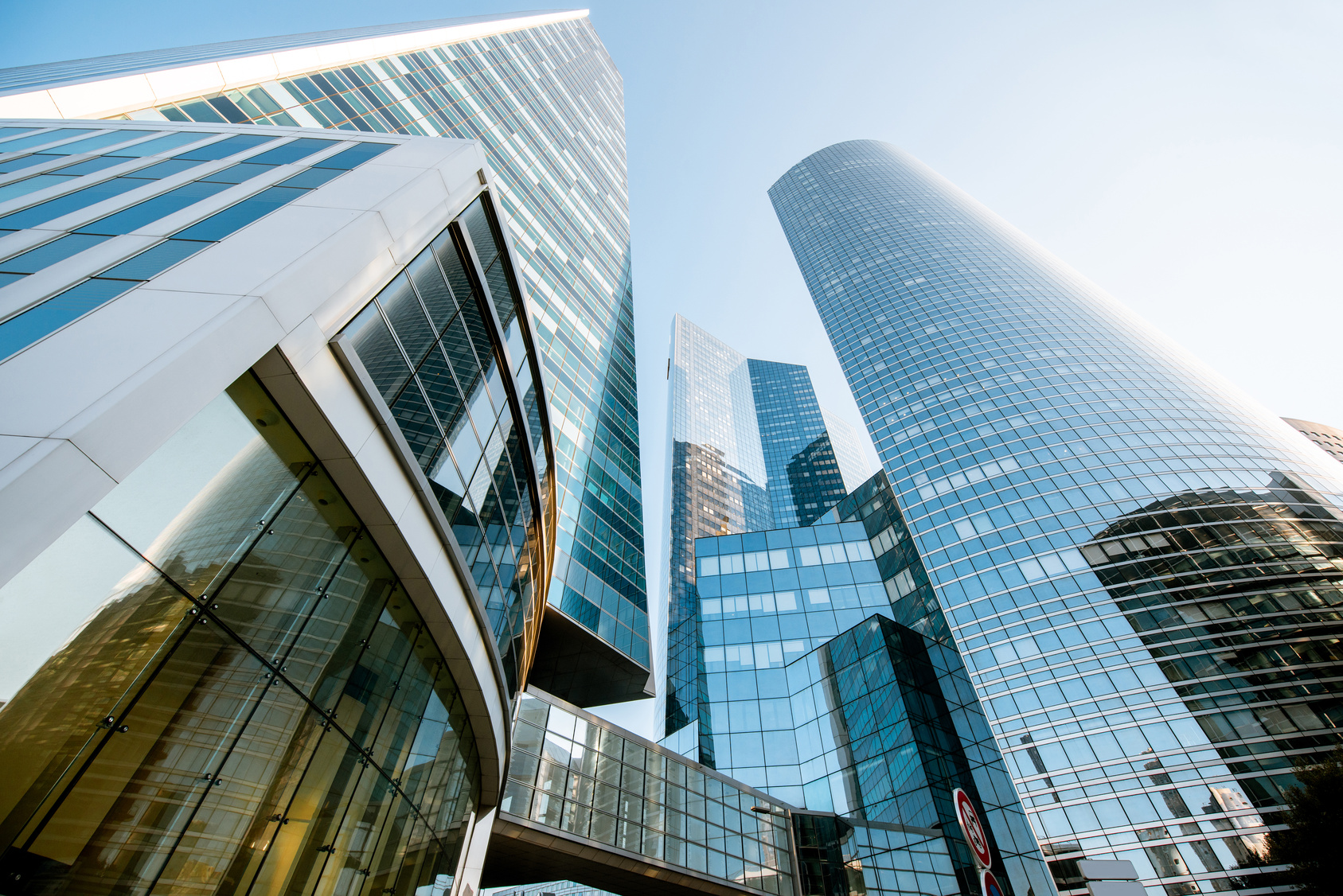 La Defense financial district in Paris