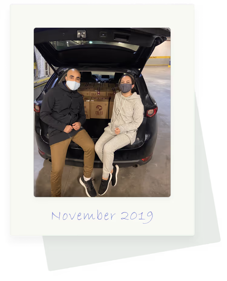 A human + his/her dog