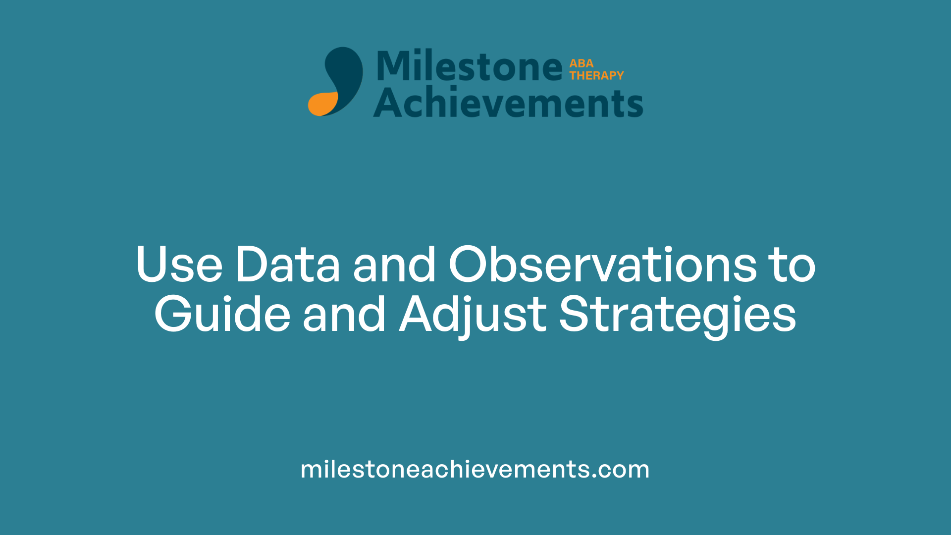 Use Data and Observations to Guide and Adjust Strategies