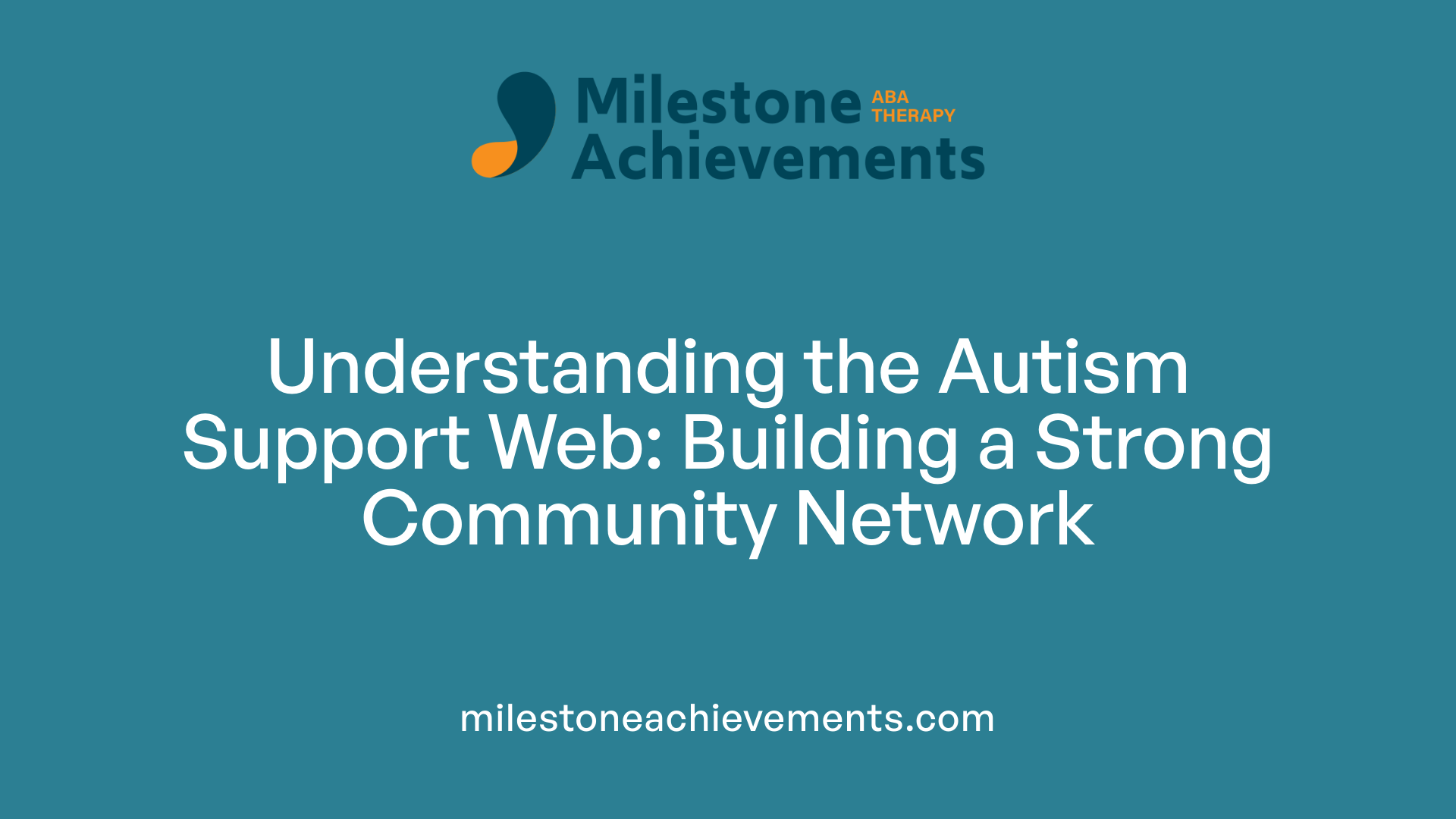 Understanding the Autism Support Web: Building a Strong Community Network