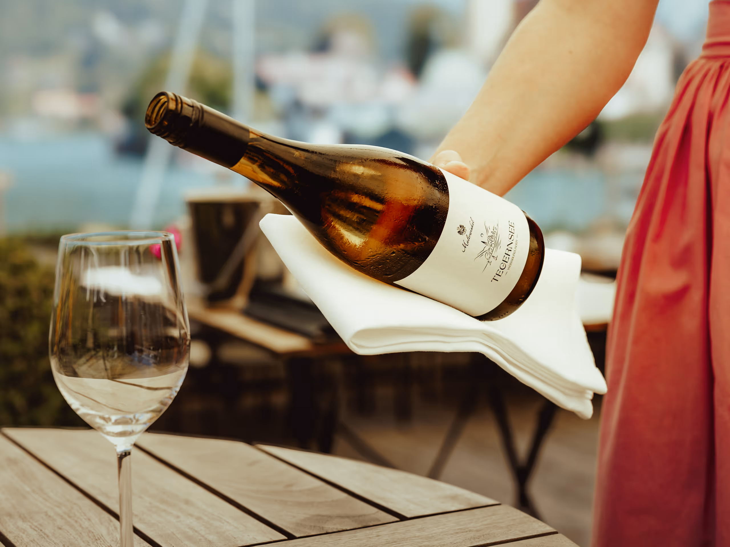 Hauswein im Restaurant