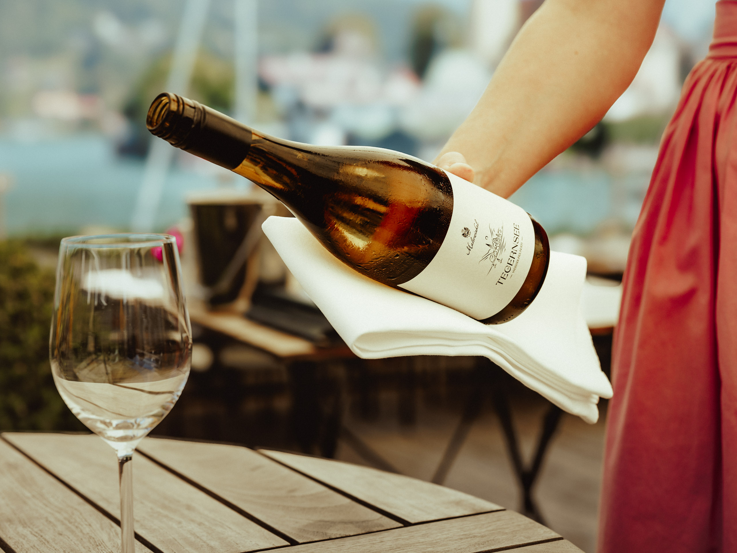 Hauswein im Restaurant