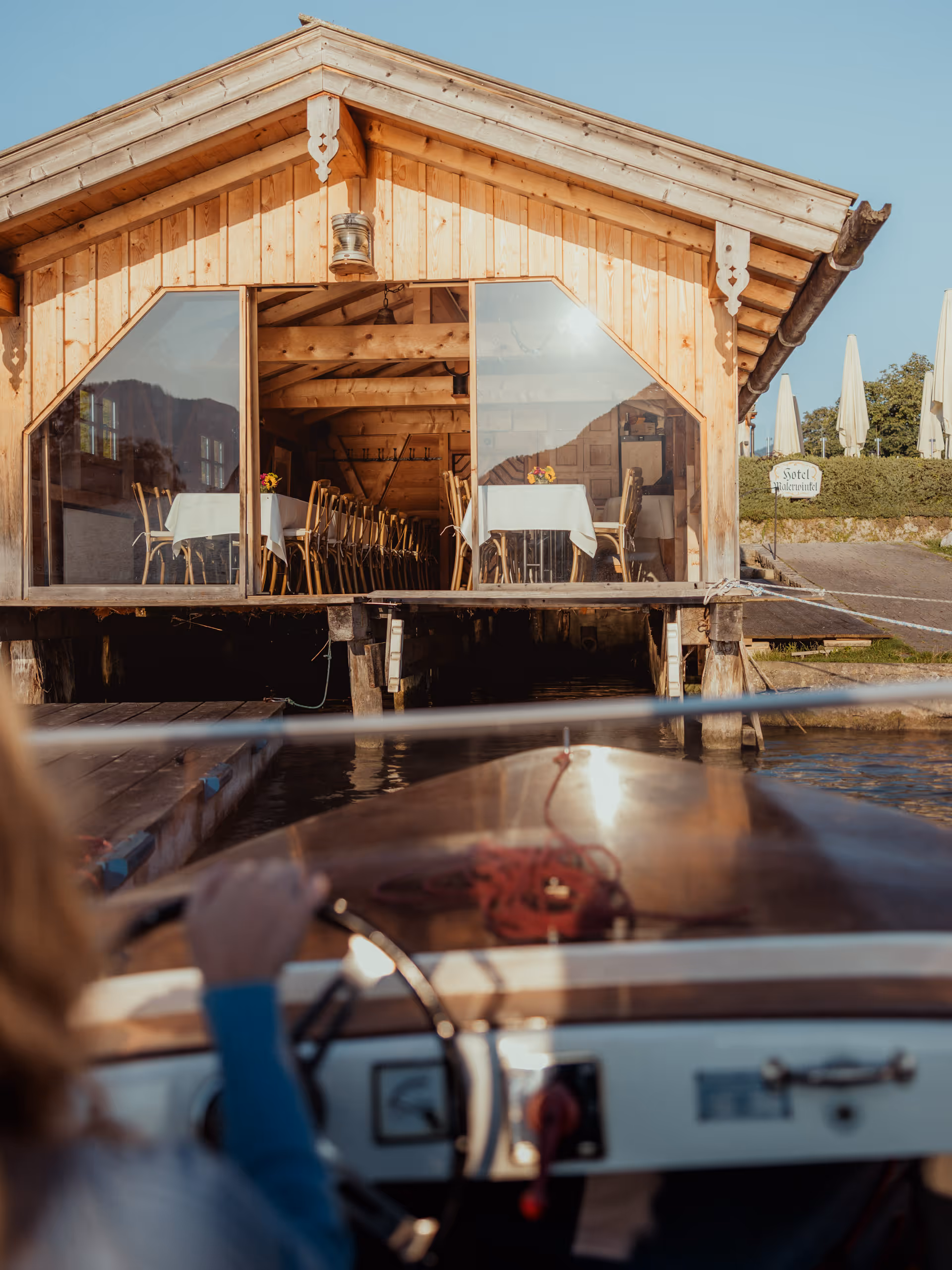 Bootshaus vom Wasser