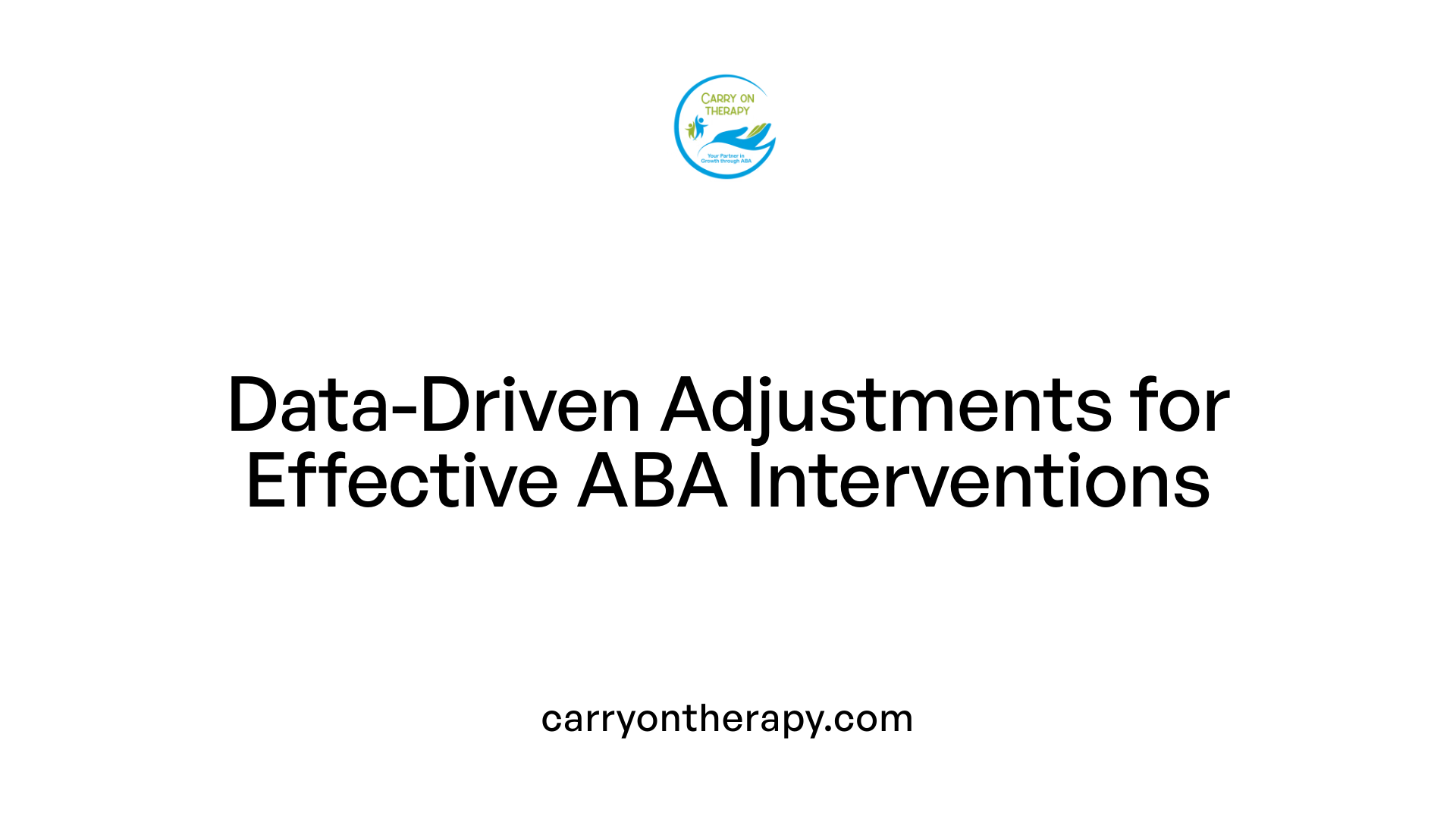 Data-Driven Adjustments for Effective ABA Interventions