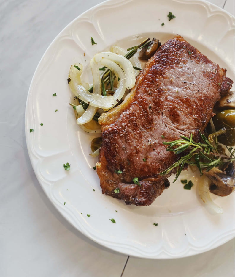 Tasty steak