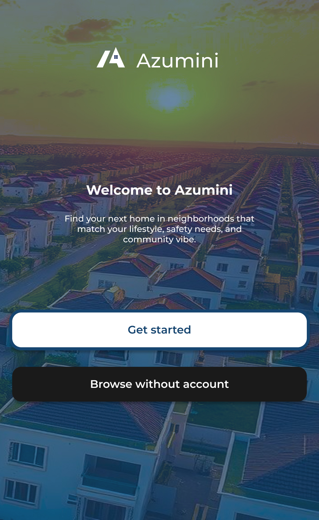 A mockup of a project