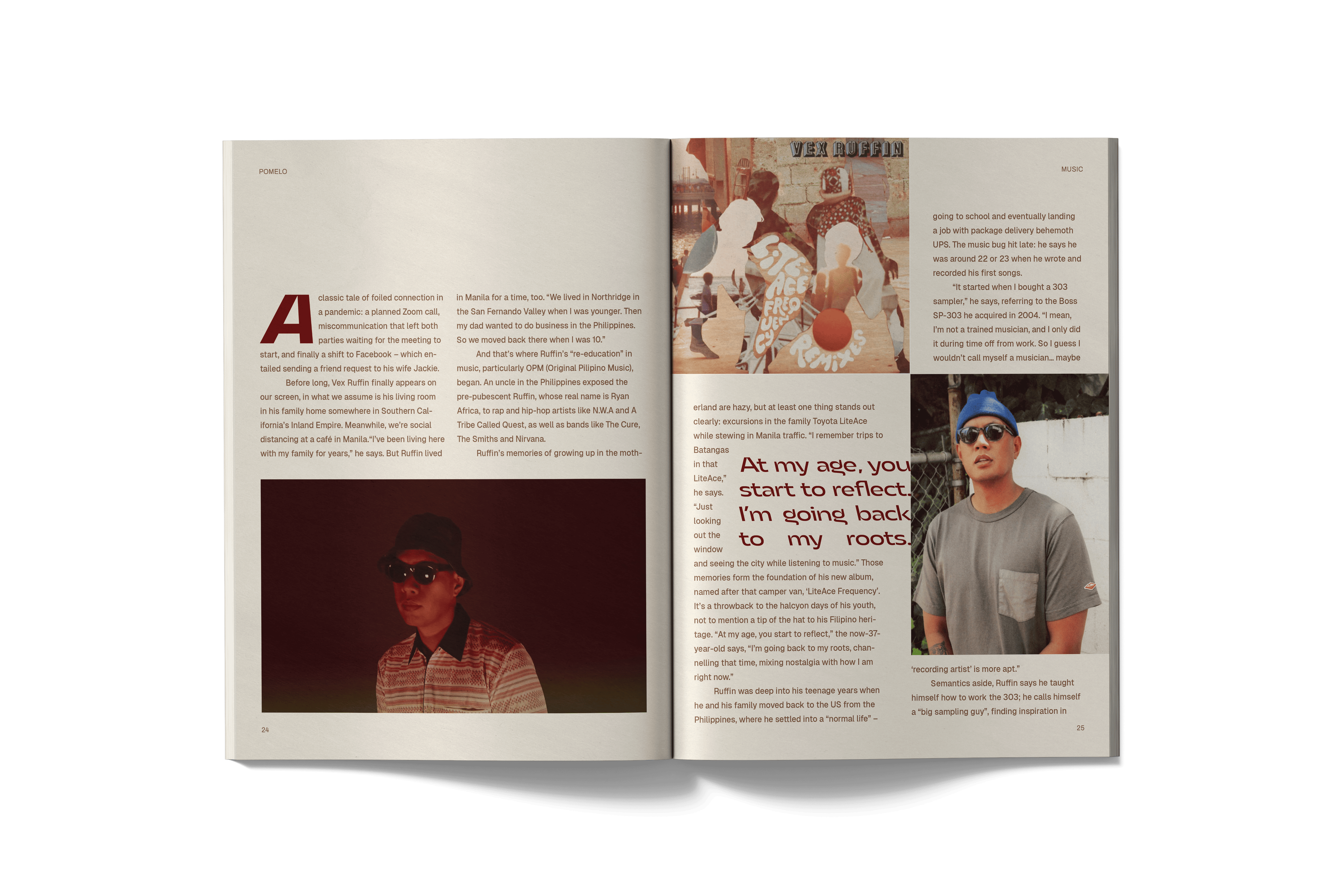 Vex Ruffin feature spread.
