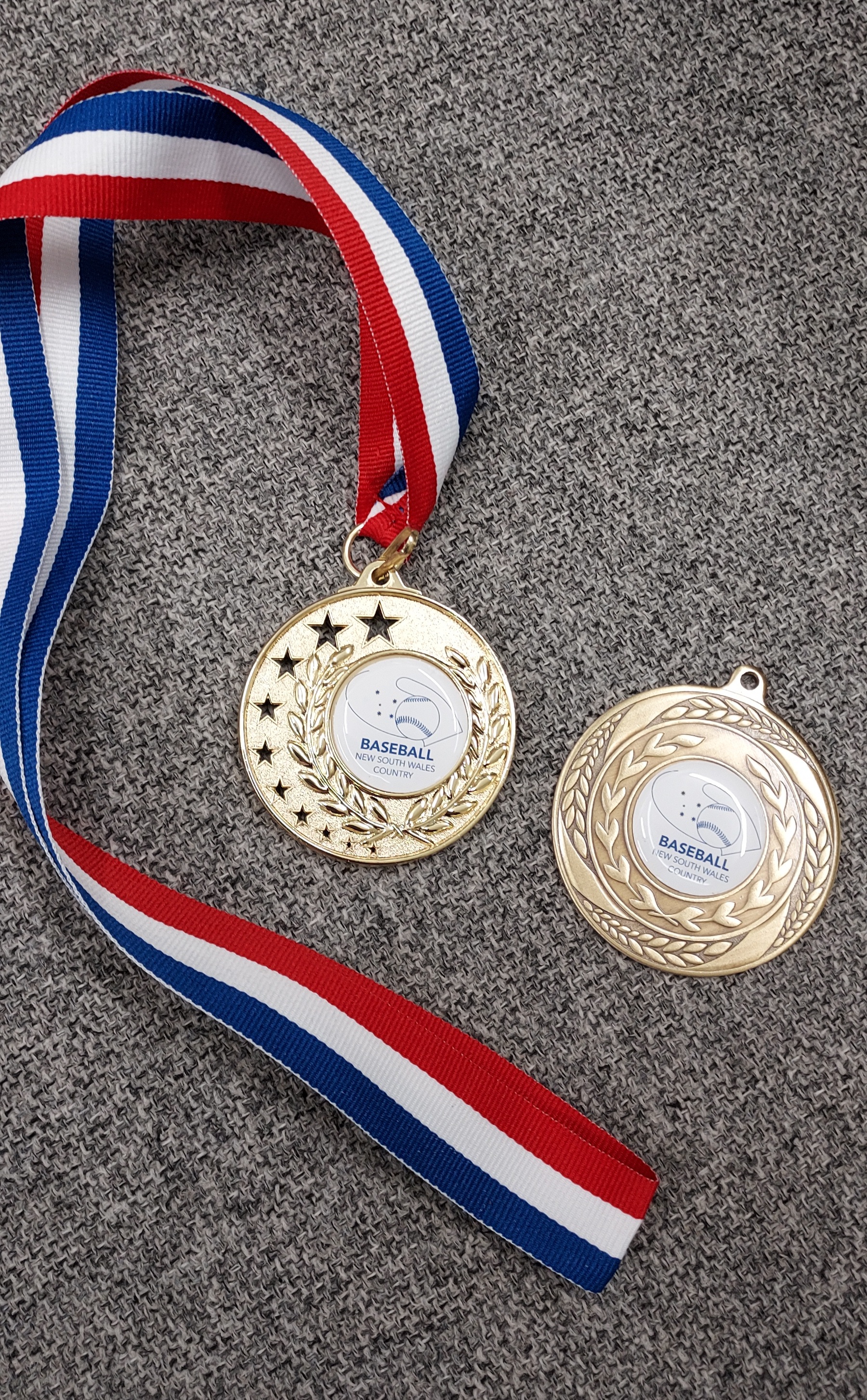 Baseball Medals from Greg's Trophies Coffs Harbour