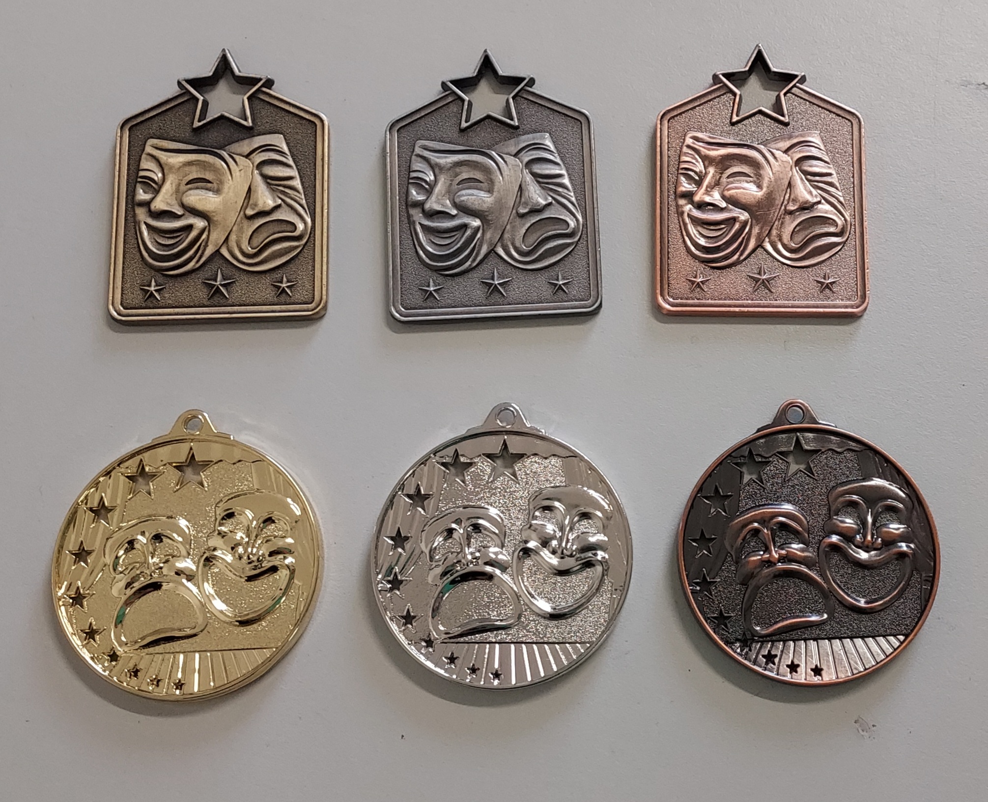 Medals from Drama from Greg's Trophies Coffs Harbour