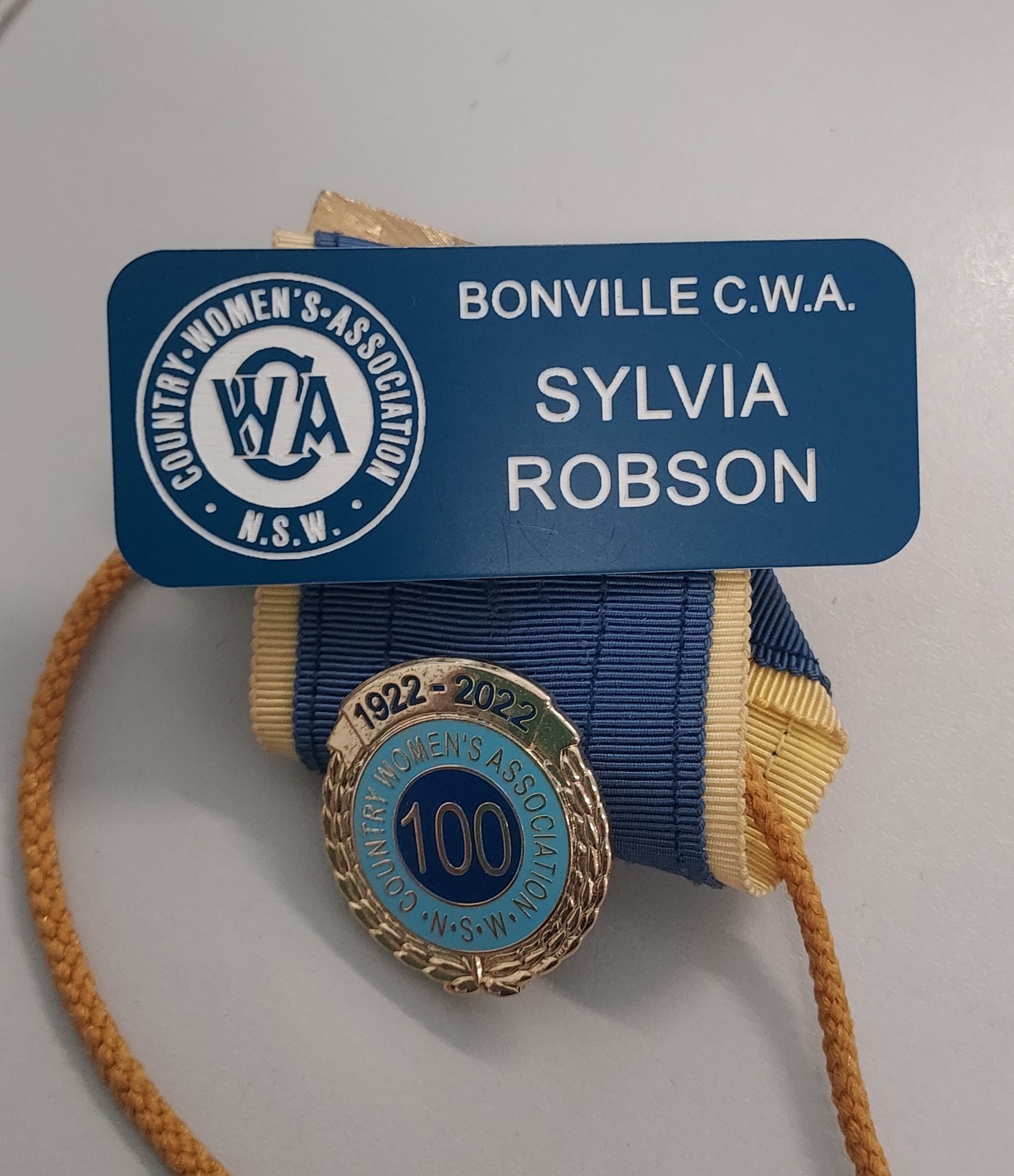 Custom Name badge from Greg's Trophies Coffs Harbour