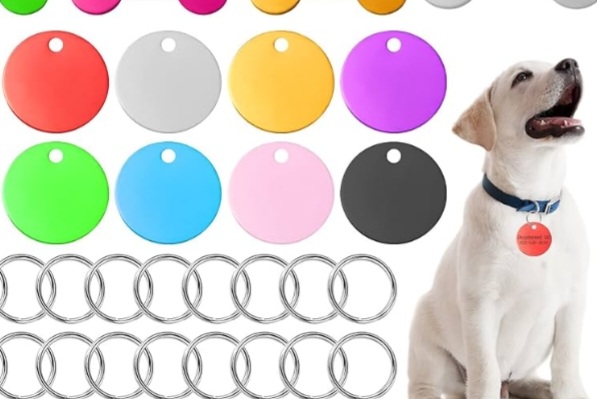 Pet name tags from Greg's Trophies and engraving Coffs Harbour