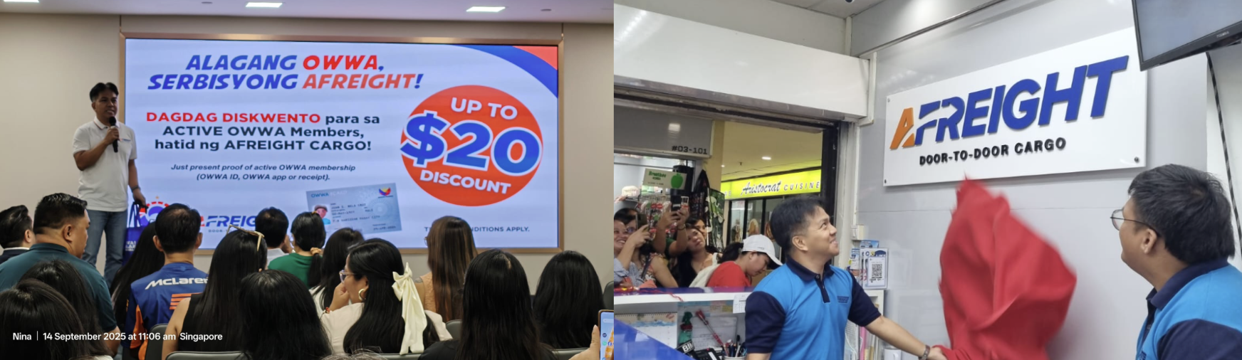 AFREIGHT MARKS 40 YEARS OF SERVICE