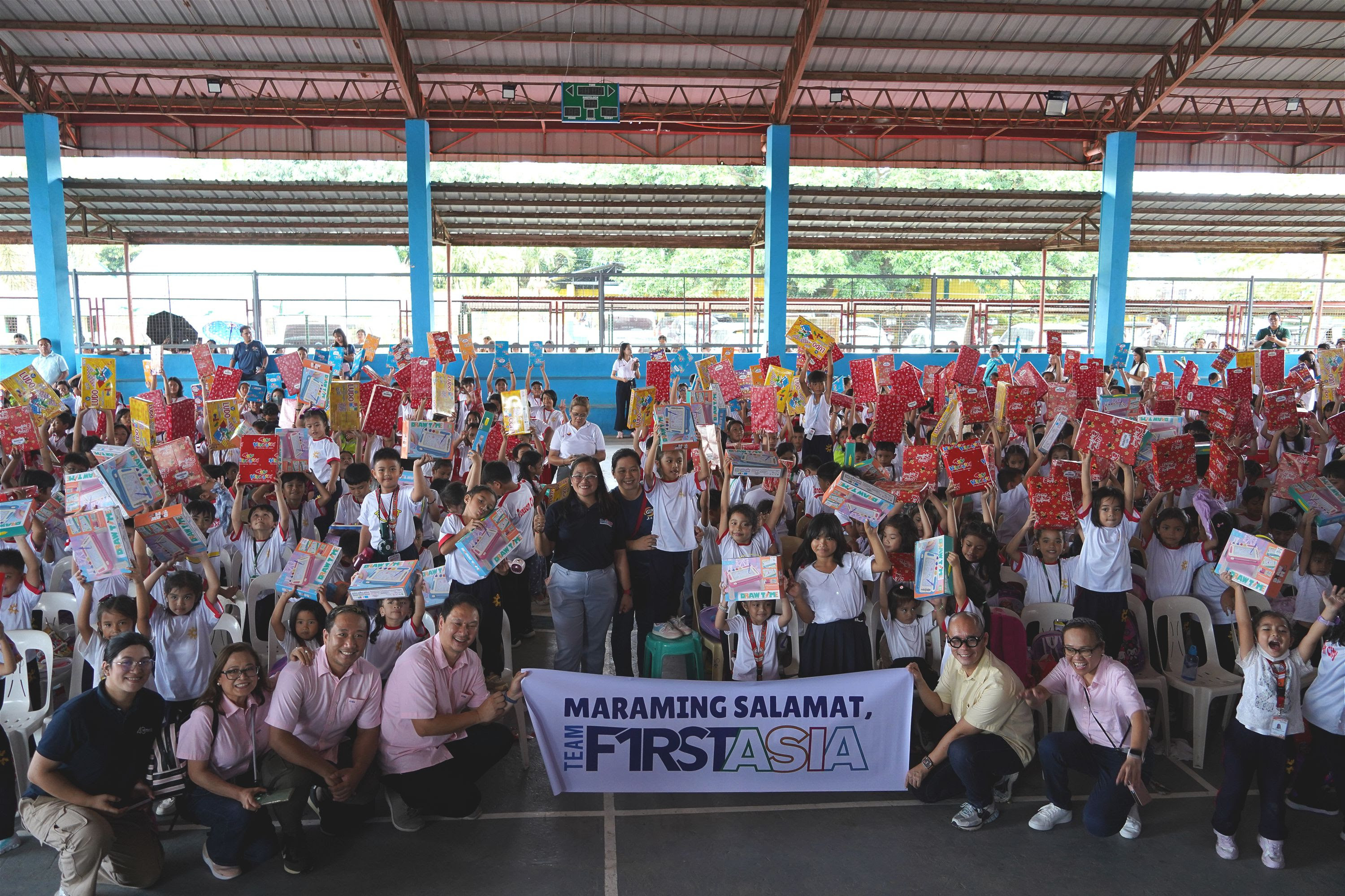 Team First Asia Holds Pamaskong Handog Outreach at Banjo East Elementary School