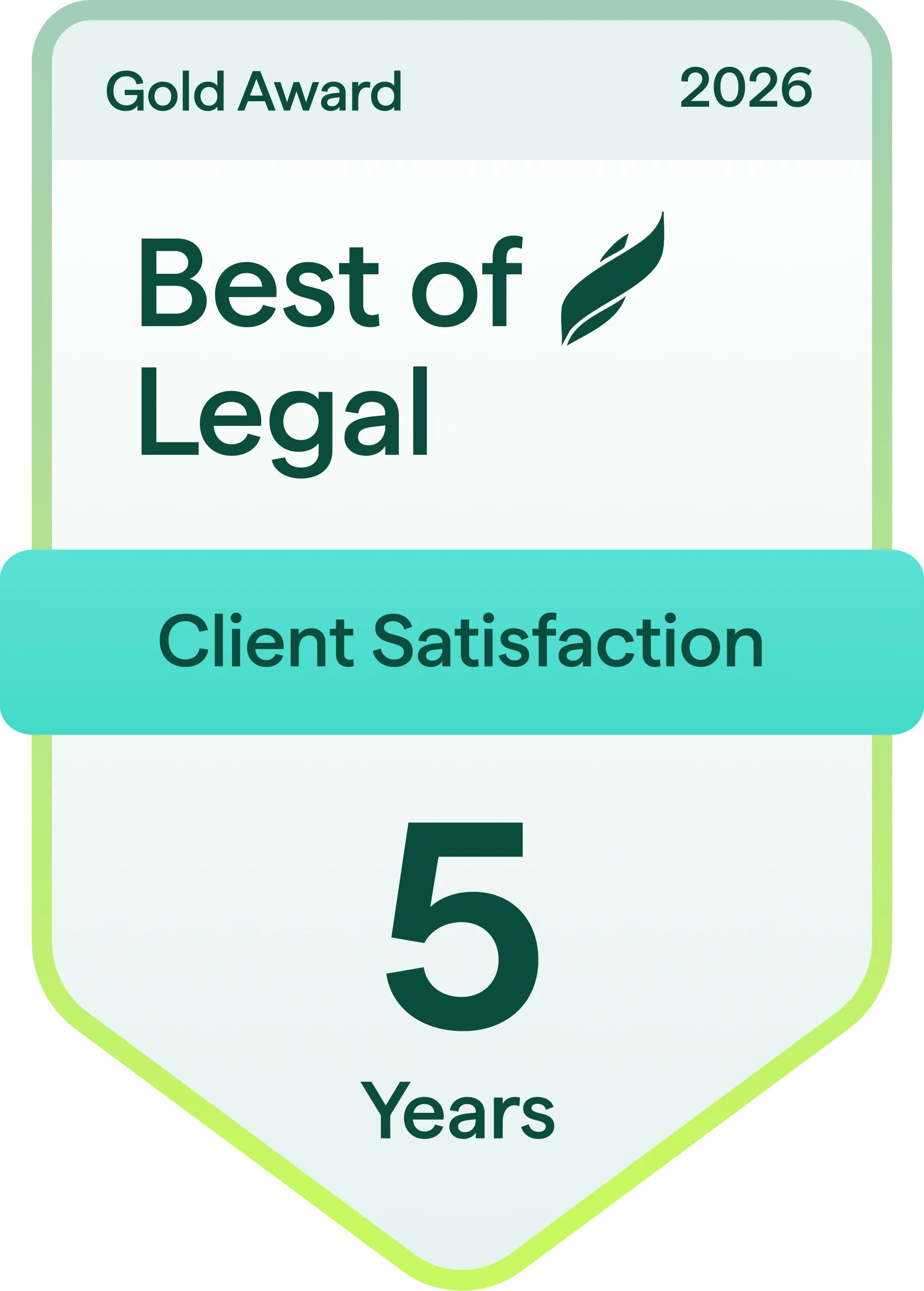 Best of Legal 5 Years