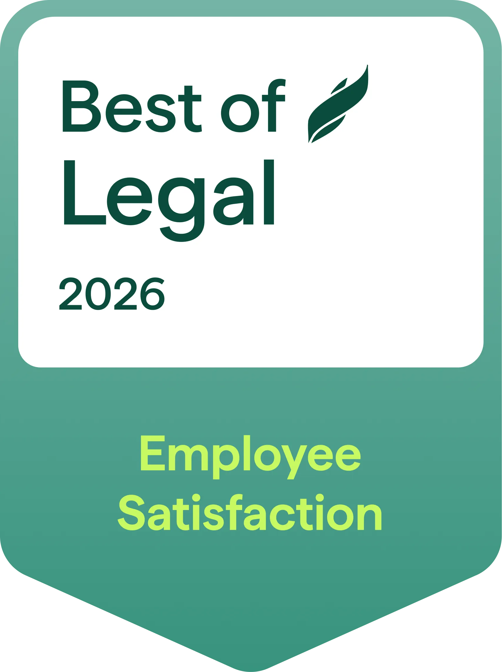 Best of Legal Employee Satisfaction