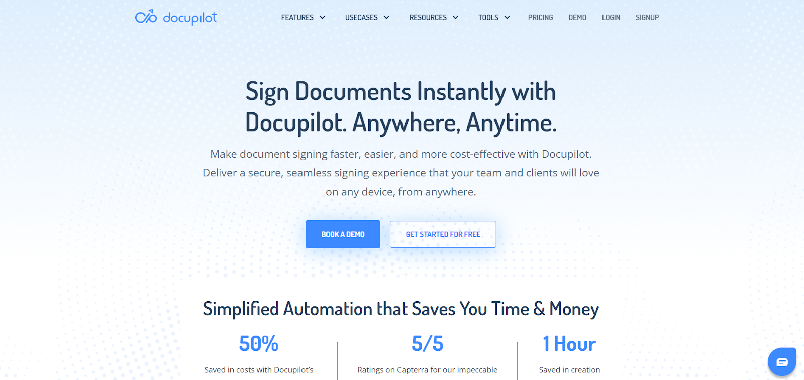Docupilot document automation platform for HIPAA eSignatures