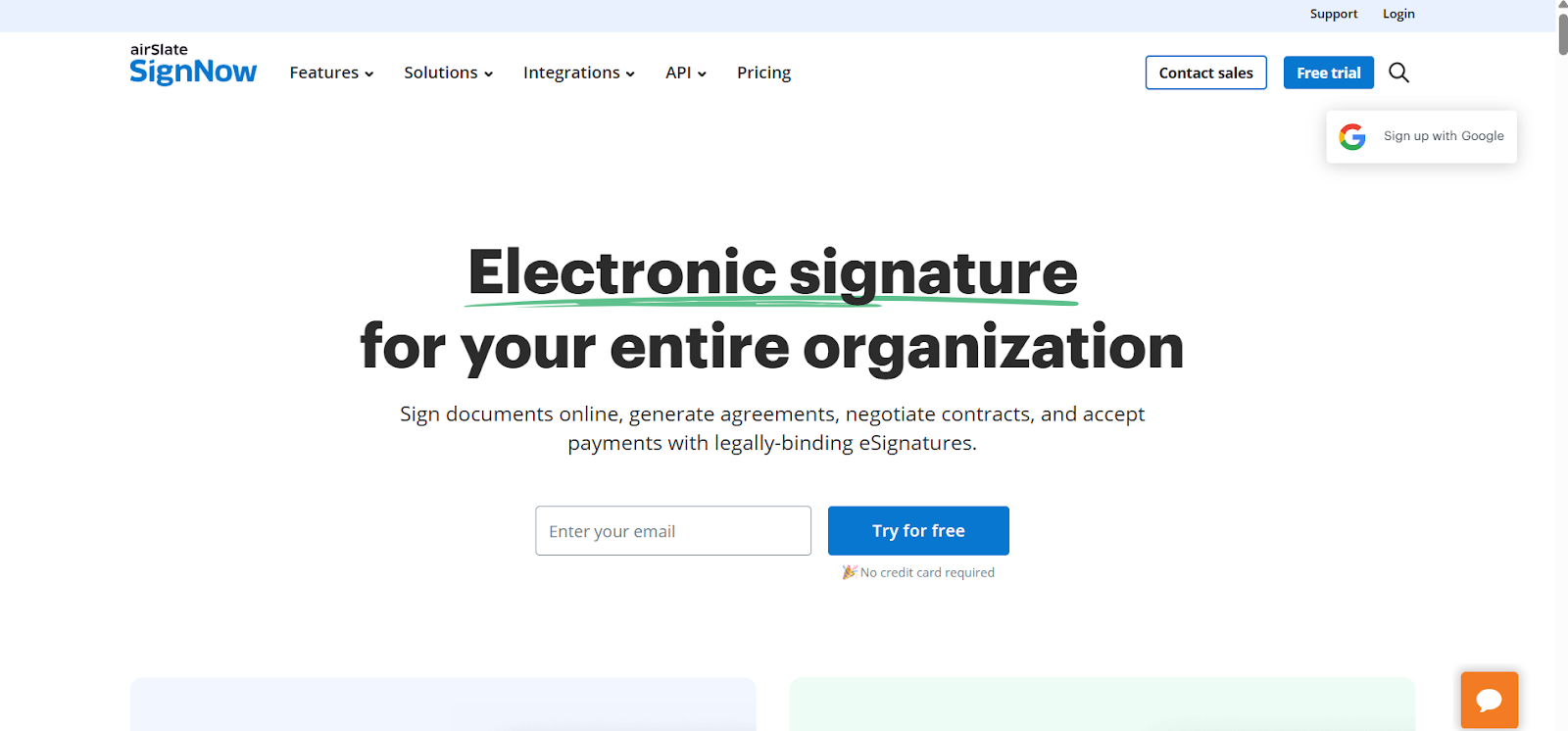 SignNow: A full-service electronic signature solution