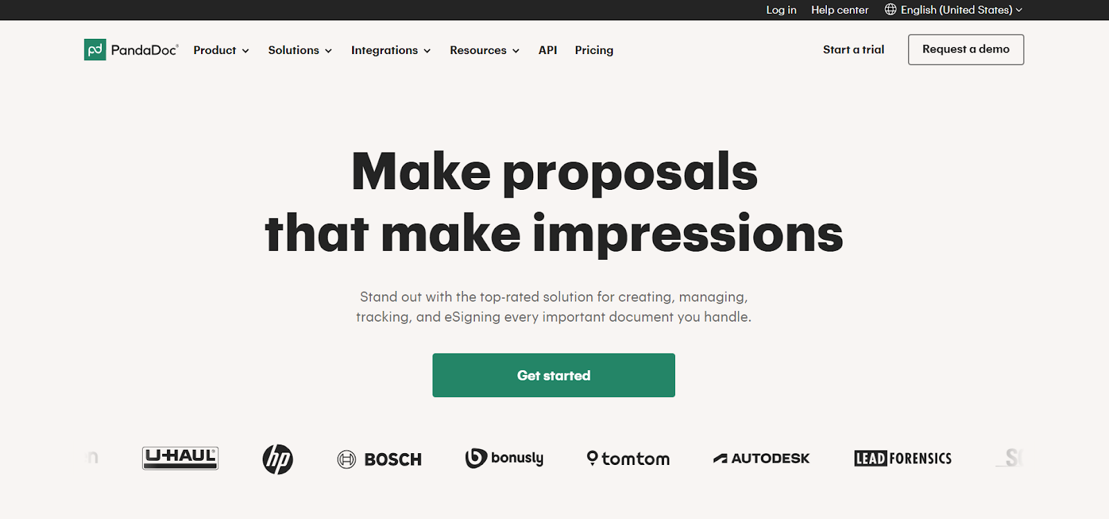 PandaDoc: document automation and eSignature platform for sales and proposals