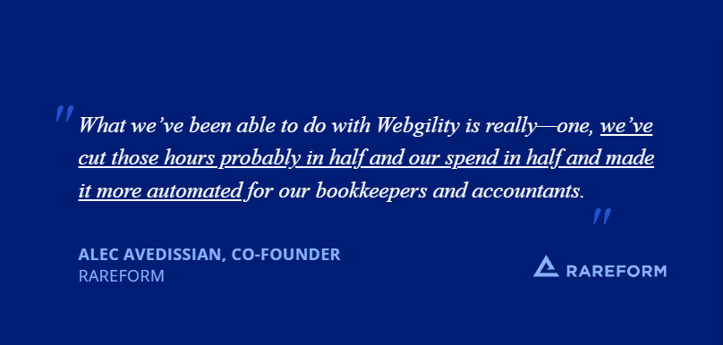 A screenshot from Webgility’s customer stories