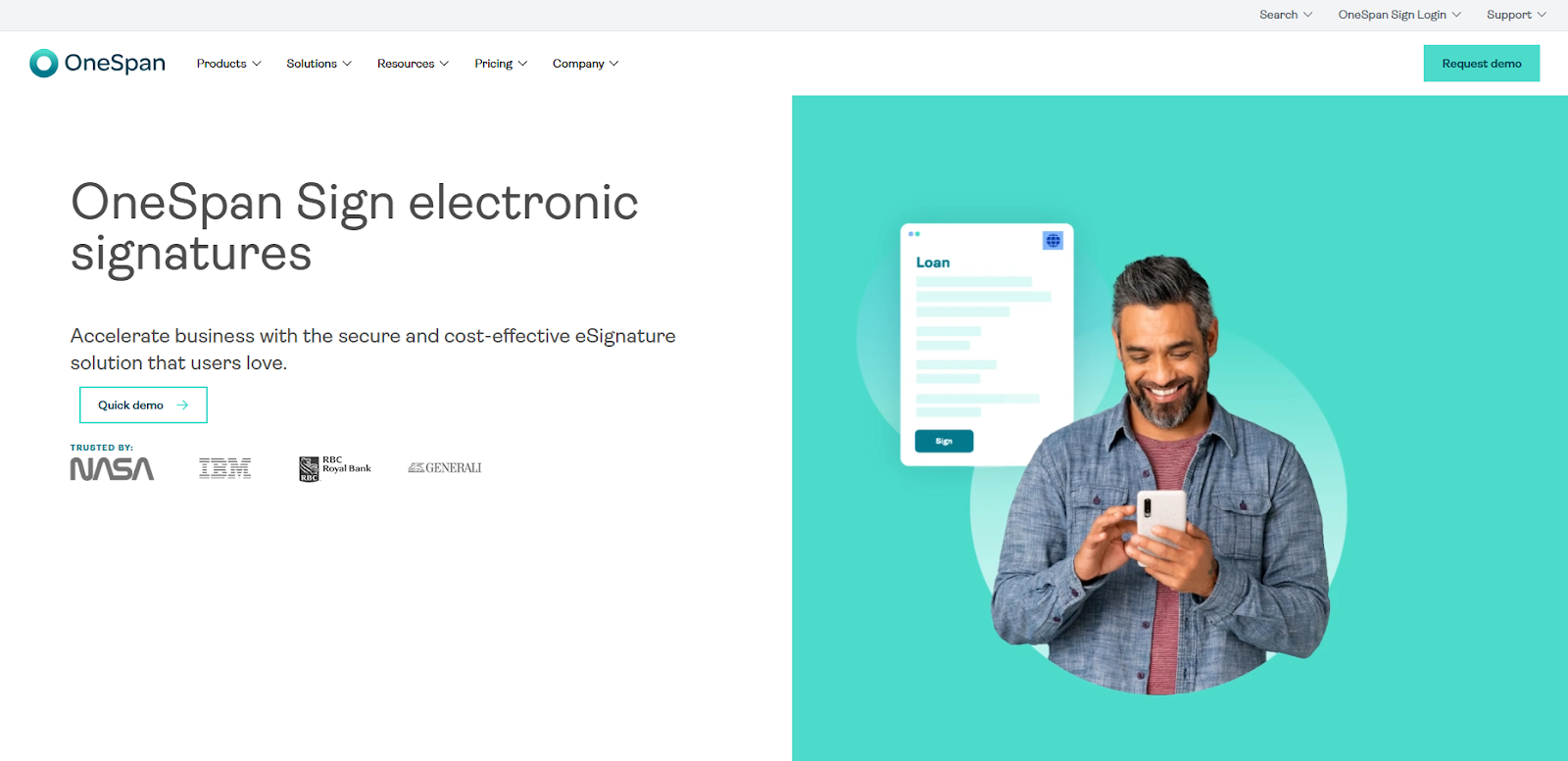 OneSpan Sign: For firms requiring advanced identity verification and regulated workflows
