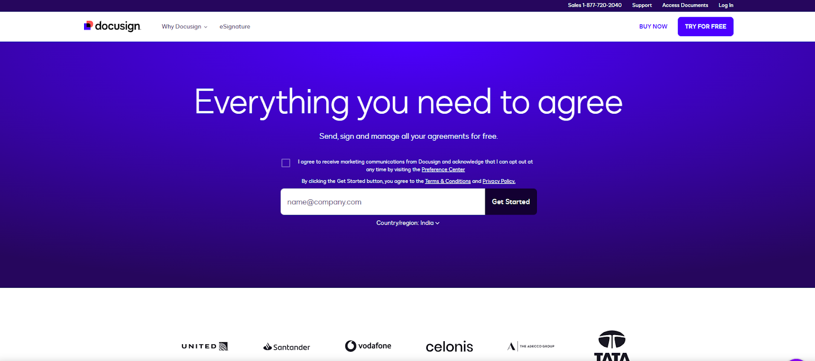 DocuSign: Best for large firms with complex approval chains