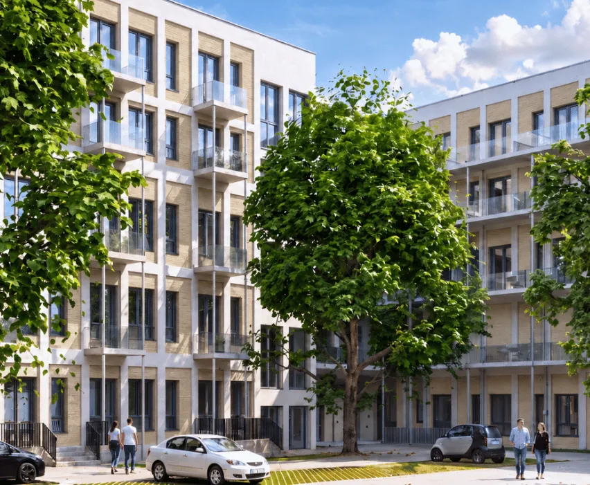 Gebäude K51 an der Kruppstraße 51 in Düsseldorf-Oberbilk