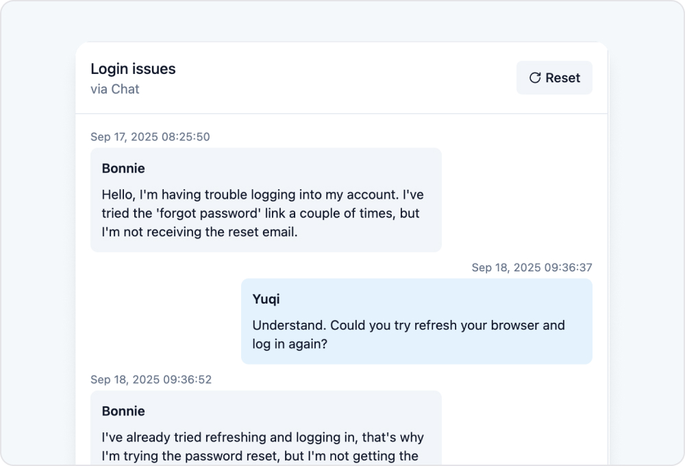chat simulation