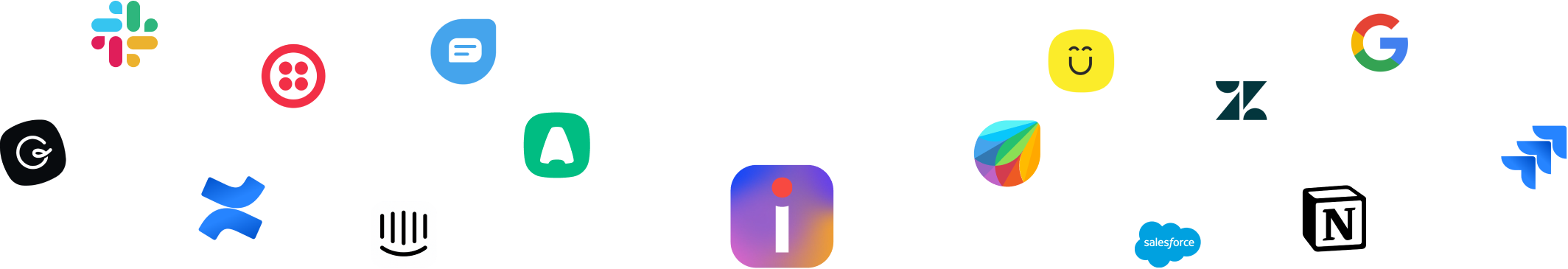 integrations supported by Intryc